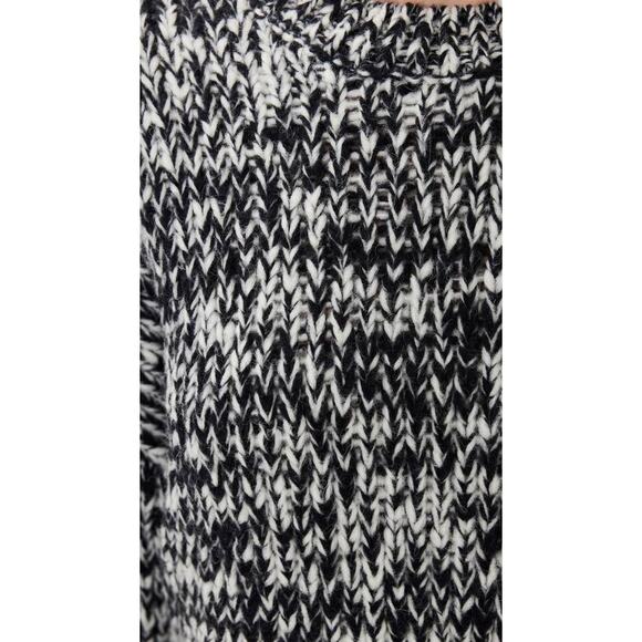 Anine Bing Sydney Crewneck Sweater in Black and White M - Picture 3 of 5